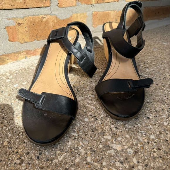 Camper Shoes - Camper Wedge Wooden Heel Sandals Sz 39